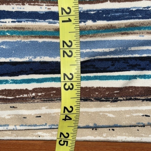 Bechamel women’s striped button down shirt with stretch Size Large - Picture 7 of 7